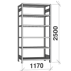 Laoriiulid tootesari 2500Hx1170L