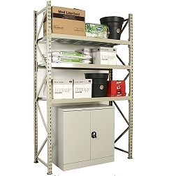 Wide Span Shelving H=2100, 2500, 3500 with chipboard MAXI