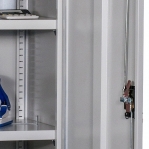 Workshop cabinet 4 shelves 1950x915x457, 4 shelves RAL7035