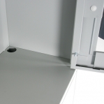 Arvutikapp1730x280x640 mm hall/sinine