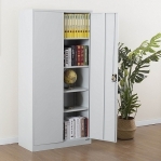Suur arhiivikapp, 4 riiulit 1950x1100x550, RAL7035/7035 hall osadena pakendis