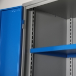 Töökojakapp tugev, 4 riiuliga. 2000x1020x540 RAL 7038/5005