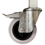 Pakkelaud 2000x800 laminaatkattega, ratastega