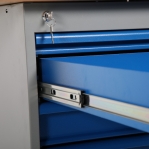 Worktable w. draw. 5 draw. 2000x800 mm, oak