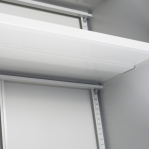 Workshop cabinet 4 shelves 1950x915x457, 4 shelves RAL7035