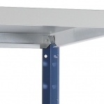 Moodulriiul põhiosa 2100x1000x400 200kg/riiuliplaat,5 plaati, sinine/Zn