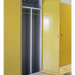 Locker 1x400, 1900x400x545, short door, sep. wall