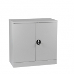 Half-Height Cupboard, 2 shelves 900x900x450 RAL7035/7035 unmount, collapsible