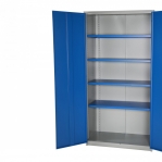 Töökojakapp tugev, 4 riiuliga. 2000x1020x540 RAL 7038/5005