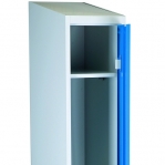 Riidekapp 1 uksega, sinine/hall 1920x350x550
