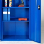 Töökojakapp 4 riiuliga 1800x800x400 RAL 5017 kokkupandav