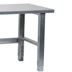 Lukksepalaud 1500x800 metallkattega, tsingitud jalad