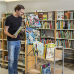 Archive trolley 900 x 300 x 920 mm