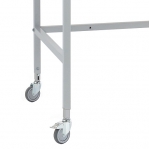 Pakkelaud 2000x800 laminaatkattega, ratastega