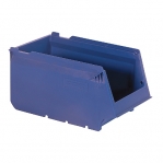 Bin rail 1500 mm for wall/workbench + 10 bins 250x148x130
