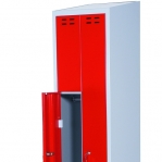 Z- metallkapp, 2 ust, 1920x400x550, sinine/hall