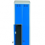 Z- metallkapp, 2 ust, 1920x400x550, sinine/hall