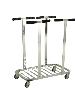 Prügikotikäru 770x470x900mm, 2 x 125 l, 75 kg