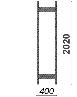 KÜLGRAAM 2020X400 KASTEN ZN kasutatud