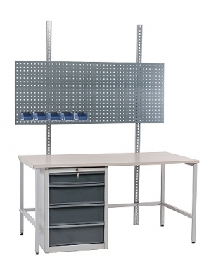 Pakkelaud 1500x800 sahtlikapi ja perfoseinaga