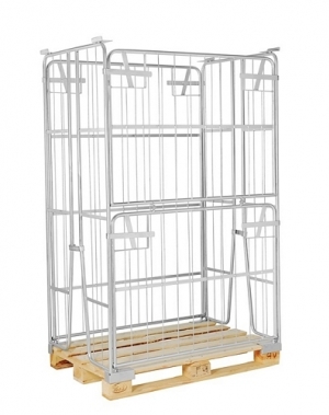 Pallet cage 1200x800x1800 opening long side