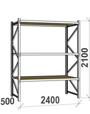 Laoriiul põhiosa 2100x2400x500 300kg/tasapind,3 PLP tasapinda