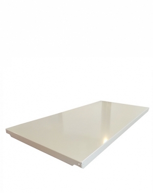 Shelf 500x1000/200kg,gray RAL 7035