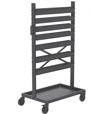 Mobile Bin Trolley 972 x 613 x 1667