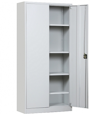 Suur arhiivikapp, 4 riiulit 1950x1100x550, RAL7035/7035 hall osadena pakendis