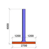 T-post 4000x2x1200 HEAVY