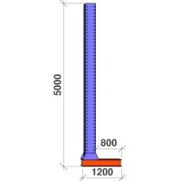 L-post 5000x800 HEAVY