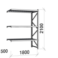 Laoriiul jätkuosa 2100x1800x500  480kg/tasapind,3 tsinkplekk tasapinda