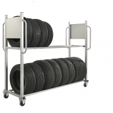 Rehviriiul ratastega/Rehvikäru 2030 x 720 x 1620 piduritega, 16 rehvile