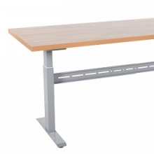 El. Worktable with oak board 2000x800mm/300 kg,