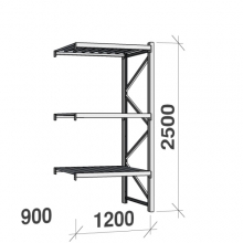 Laoriiul jätkuosa 2500x1200x900 600kg/tasapind,3 tsinkplekk tasapinda