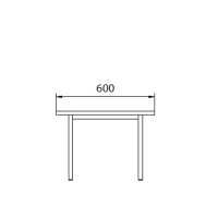 Istepink metallist kattega 600x290x420