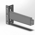 Beam L=1800 mm 60x40x1,5 step longspan 450 kg