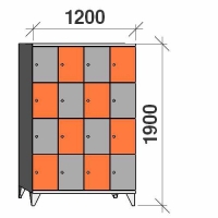 Sektsioonkapp, 16 ust, 1900x1200x545 mm