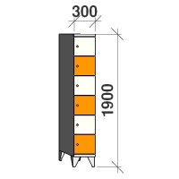 Sektsioonkapp, 6 ust, 1900x300x545 mm