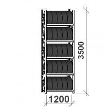 Rehviriiul, põhiosa 3500x1200x500, 5 korrust, 600kg/tasapind MAXI